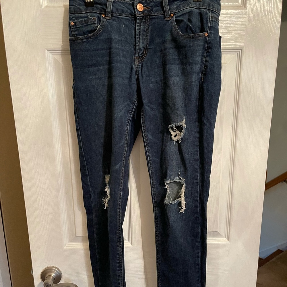 Refuge ripped skinny jeans